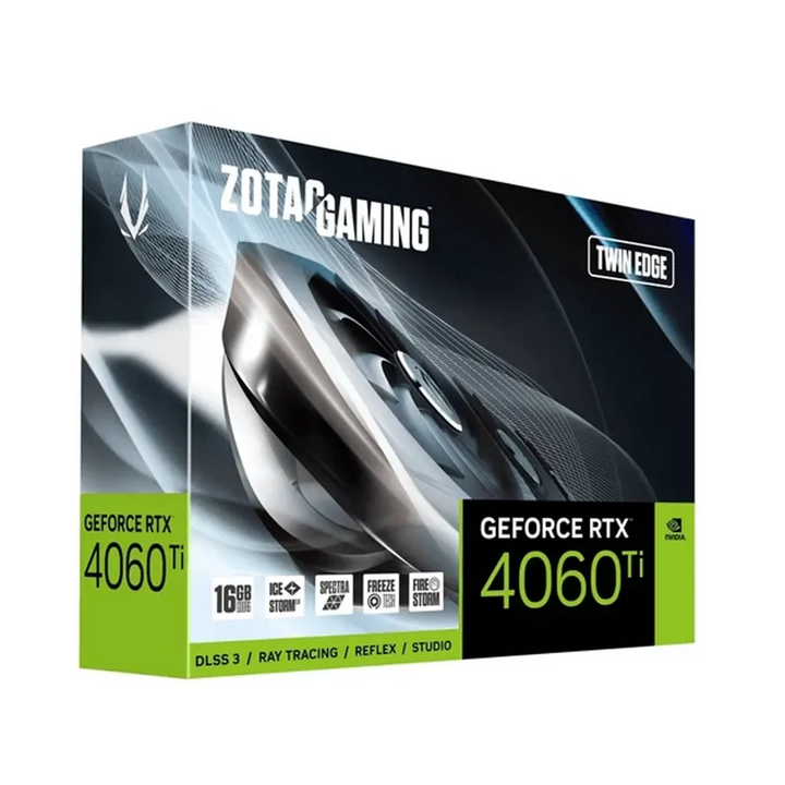 ZOTAC Gaming GeForce RTX 4060 Ti Twin Edge 16GB Nvidia Graphic Card - Byte Baazar