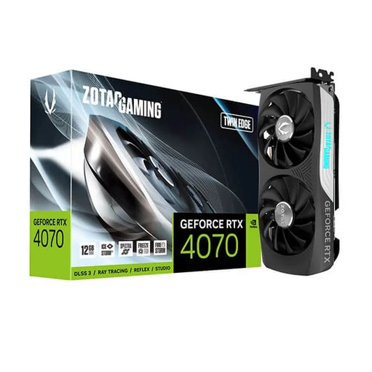 ZOTAC Gaming GeForce RTX 4070 Twin Edge 12GB Nvidia Graphic Card - Byte Baazar