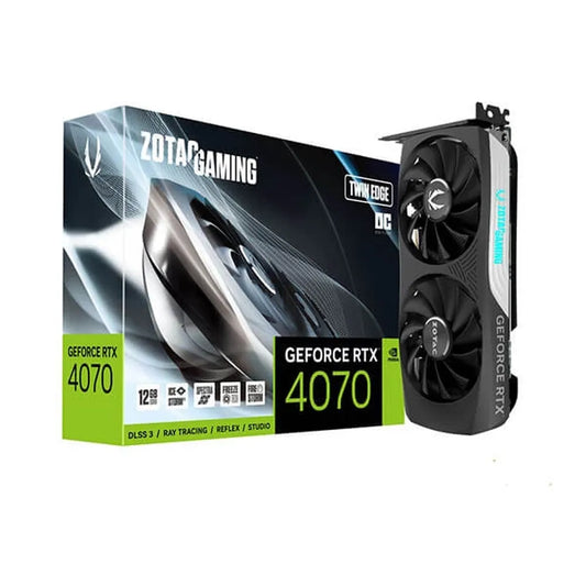 ZOTAC Gaming GeForce RTX 4070 Twin Edge OC 12GB Nvidia Graphic Card - Byte Baazar