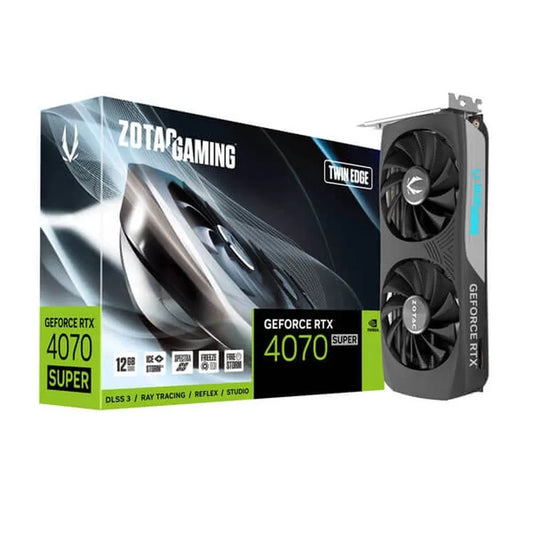 ZOTAC Gaming GeForce RTX 4070 Super Twin Edge 12GB Nvidia Graphic Card - Byte Baazar